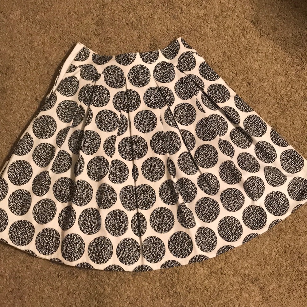 Polka dot White House black market skirt 2